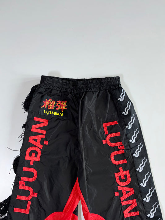 Lưu Đạn Graphic Fringe Track Pants Elastic (W:28|L:39)
