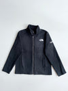 The North Face Black Fleece Zip Jacket – Sleeve Patch | (S)