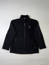 Black Yak Textured Fleece Full Zip Jacket – Black (L)