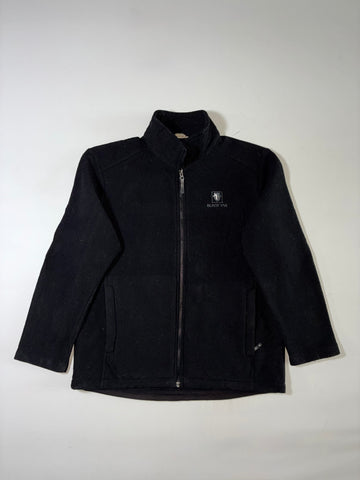 Black Yak Textured Fleece Full Zip Jacket – Black (L)