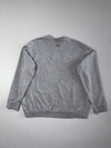 Nike Embroidered Outline Swoosh Crewneck Sweatshirt – Heather Grey (M)