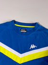 Kappa Blue & Neon Long Sleeve Jersey – Chevron Panel (L)