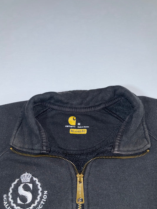 Carhartt Embroidered Workwear Zip Faded Black (M)