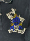 Big Train Osaka Japanese Oni Embroidered Long Sleeve Polo (L)