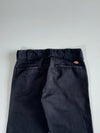 Dickies Black Slim Straight Work Pants (W:32|L:42)