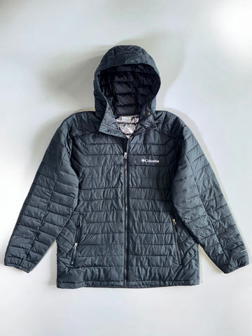 Columbia Omni-Heat Quilted Hooded Puffer Jacket (XL)