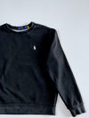 Polo Ralph Lauren Black Pony Logo Sweatshirt With QR (S)
