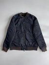 Maharishi Reversable Black Quilted Bomber Jacket Tiger Embroidery (L)