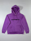 Carhartt WIP Logo Hoodie  Purple, (M)