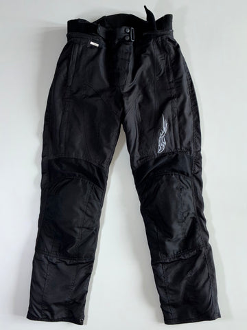 Modeka Black Motorcycle Trousers Knee Padded (W:34|L:42)