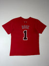Adidas Chicago Bulls Derrick Rose #1 NBA Tee – Red (XL)
