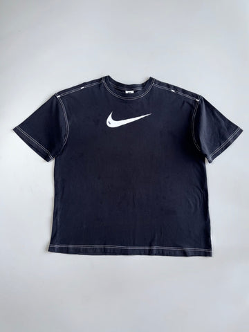 Vintage Nikes Big Swoosh Contrast Stich T-Shirt (XL/2XL)