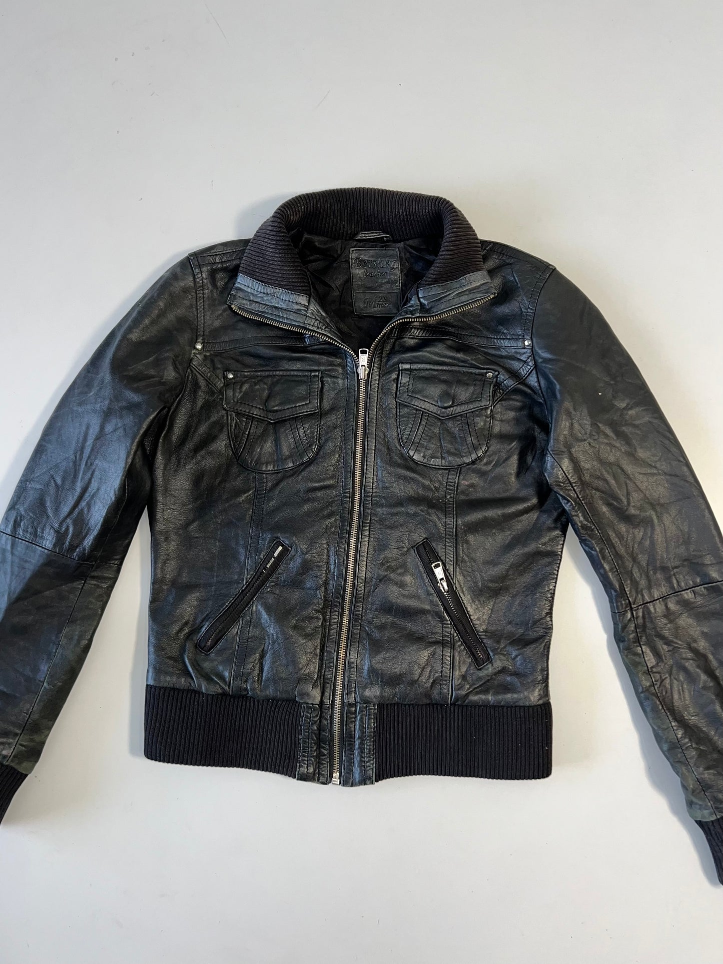 ZBershka Original Leather Jacket (XS)