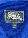 Roots Athletics Canada Big Logo Pullover Hoodie Blue (M)