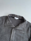 Calvin Klein Golf Charcoal Grey Snap Mock Neck Pullover  (L)