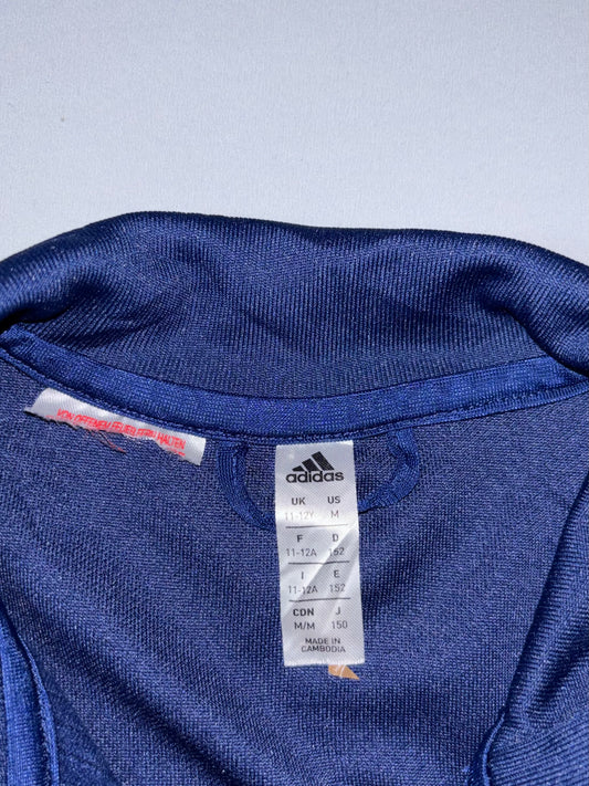 Adidas Climacool 3-Stripes Football Track Jacket – Navy Blue (XS)