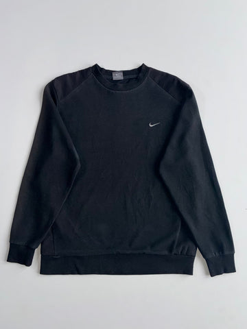 Nike Embroidered Swoosh Crewneck Sweatshirt (S)