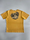 Master Jizo Japanese Demon Graphic T-Shirt – Washed Yellow (XL)