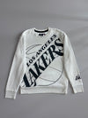 Hollister x NBA Los Angeles Lakers Crewneck Sweatshirt White (S/M)