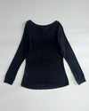 Nike | Black Pink Swoosh Longsleeve | Women's (XS)