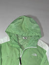 The North Face Green Colorblock Anorak Jacket – Half-Zip Hooded, (XL)