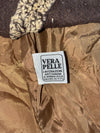 Vera Pelle Genuine Leather Jacket w/ Shearling Collar (Xl)
