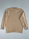 Tommy Hilfiger THFLEX Crewneck Sweater with Signature Tipped Cuffs – Camel (L)