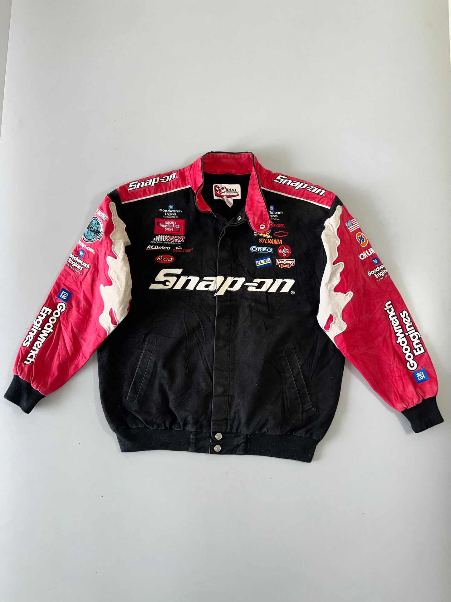 !                                                                                                                                                                                                  Vintage Kevin Harvick Snap On Racing Jacket (RARE FIND) (XL)