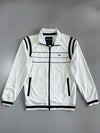 Ecko Unltd White Zip Track Jacket (L)