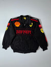 Vintage Ferrari Shell Bridgestone F1 Racing Jacket with Shell, Bridgestone, Ferrari patches (M/L)