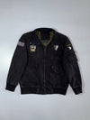 101st Airborne Military Patch Bomber Jacket  Multi-Patch Design (L)