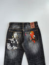 Nippon Blue Premium Original Embroidered Denim Jeans (W:30 |L:40)