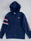 Reebok Classic Vector Tape Sleeve Pullover Hoodie Navy (L)