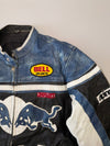 ZVintage Red Bull Racing Leather Jacket - Distressed Fade Edition (XL)