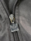 Adidas Originals Black & Grey Colour Block Track Jacket with Gold Trefoil (M)