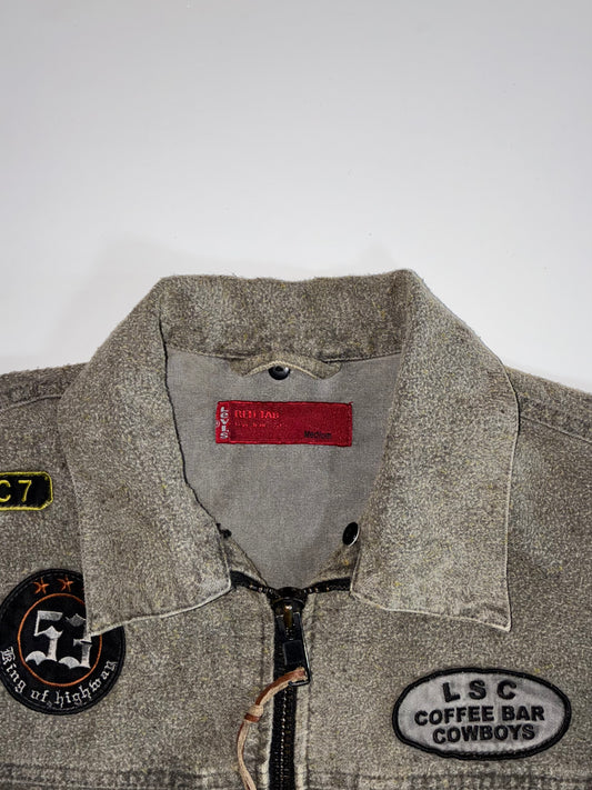 Vintage Levi’s | Grey Patchwork Trucker Jacket RARE (M)