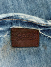Authentic Tailored Denim Dragon Graphic Embroidered Straight Jeans (w- 28)