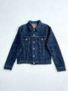 Vintage Energie Dark Wash Denim Trucker Jacket (S)