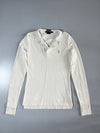 Ralph Lauren “The Skinny Polo Long Sleeve Off-White (XS)
