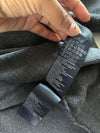 Tommy Hilfiger Premium Cotton V-Neck Sweater – Charcoal Grey (XL)