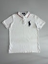 Polo Ralph Lauren Big Pony Custom Fit Polo – White (L)