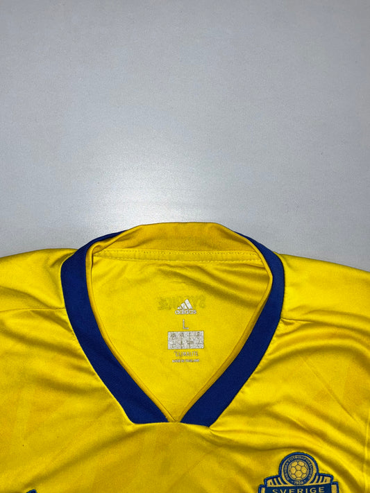 Adidas Sweden National Football Team Home Jersey – Yellow (L)