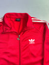 Adidas Trefoil Track Jacket | Red White | Vintage 90s (M)