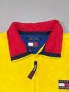 Vintage Tommy Hilfiger Yellow Fleece Quarter Zip Pullover (XL)