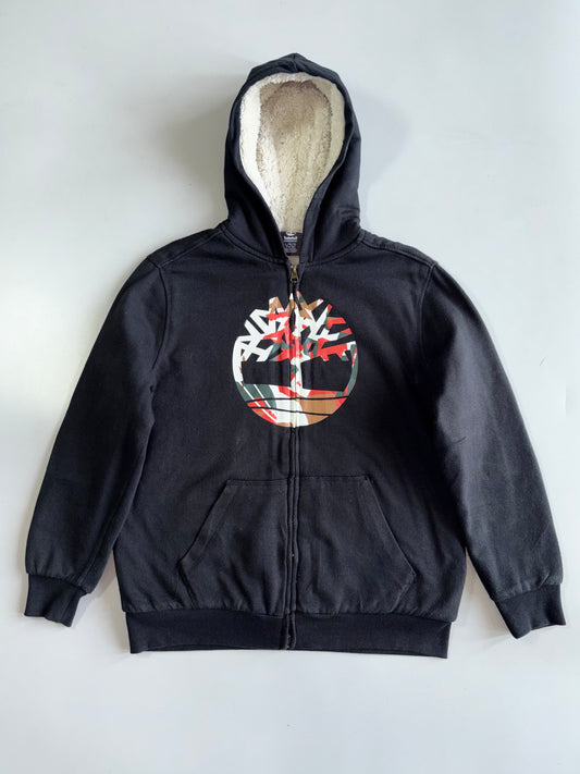 Timberland’s Premium Zip-Up Hooded Jacket (Fur Inside)(S)