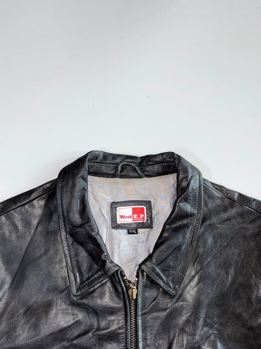 West Premium Original Leather Jacket (XL)
