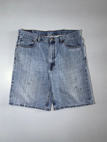 Levi’s 550 Relaxed Fit Denim Shorts – Light Blue Wash (W:38) (L:24)