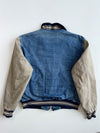 Vintage 90s Carhartt JQ0198 Santa Fe Denim Baseball Jacket – Darkstone (2Xl/3Xl)