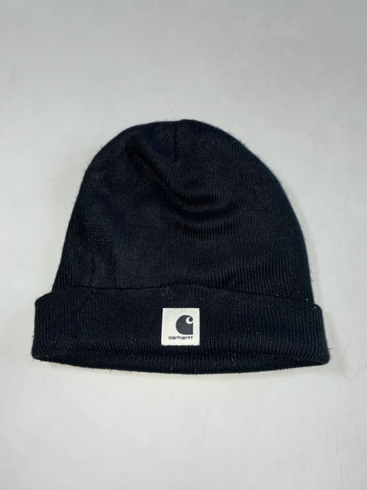 Carhartt WIP Ashley Beanie – Black with Tonal Patch (H-11.5 inches /W-10.5)