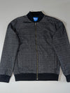 Adidas Originals Black Speckle Knit Bomber Jacket (S/M)